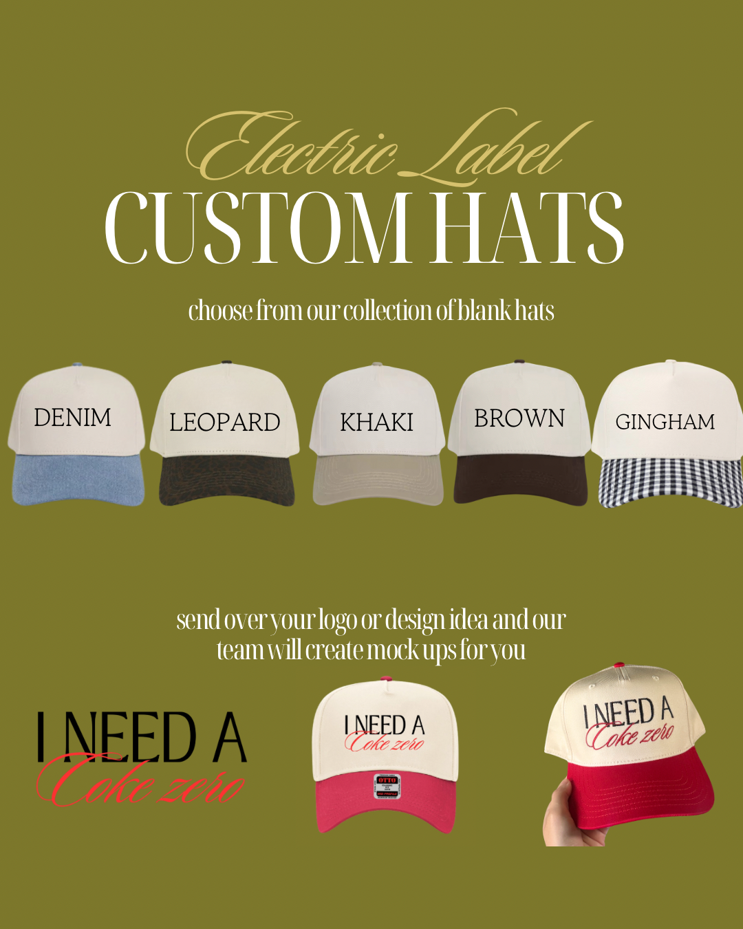 CUSTOM EMBROIDERED HAT