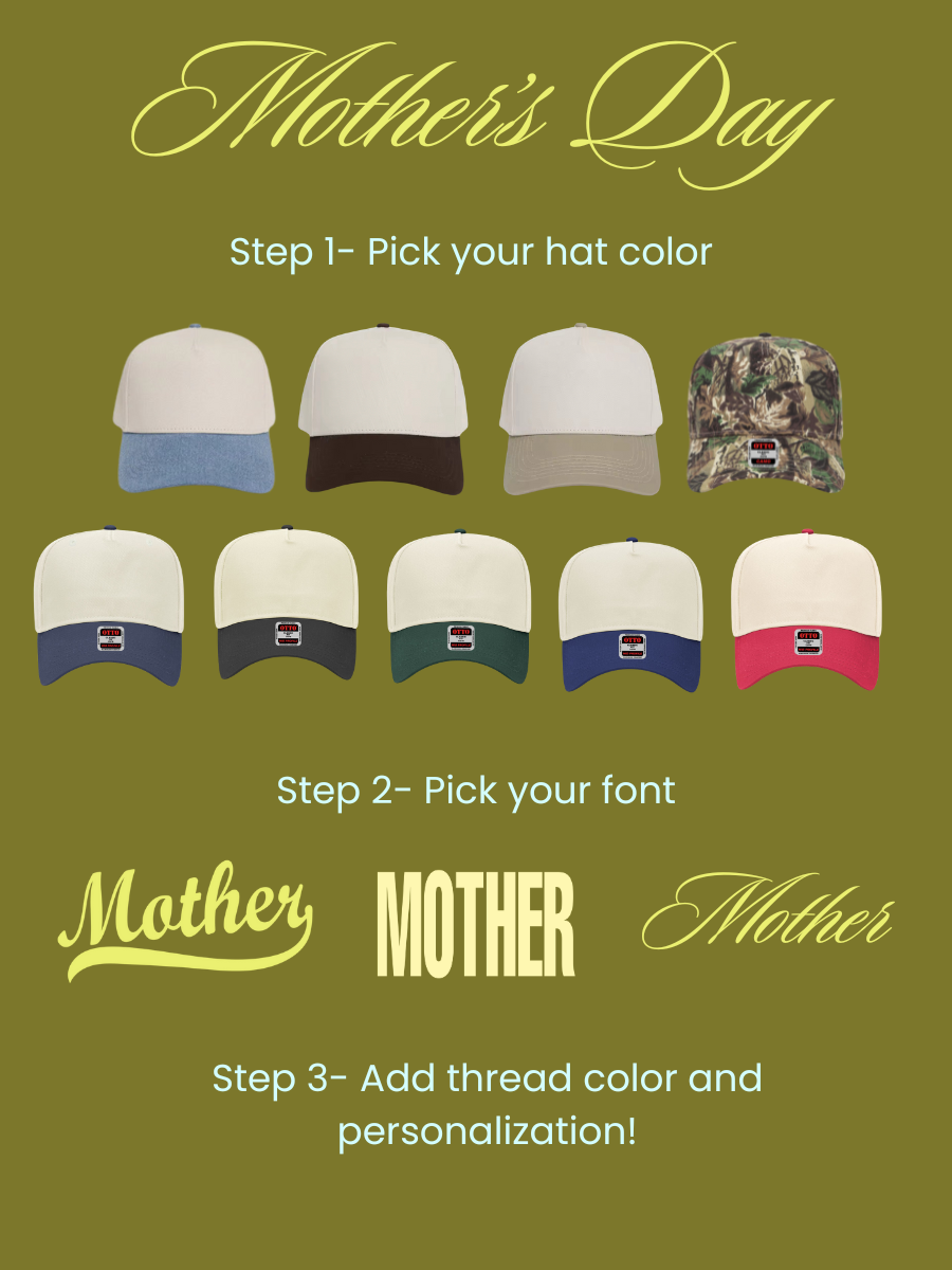 Custom Mother’s Day hats