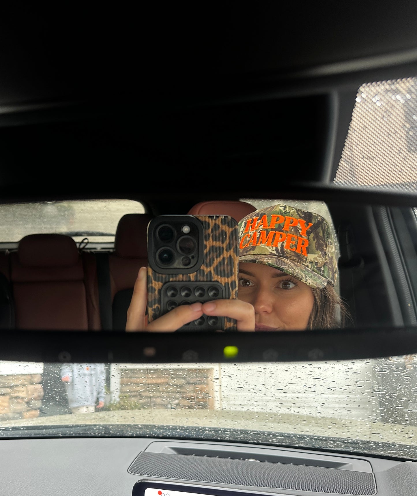 Camo & Neon Happy Camper