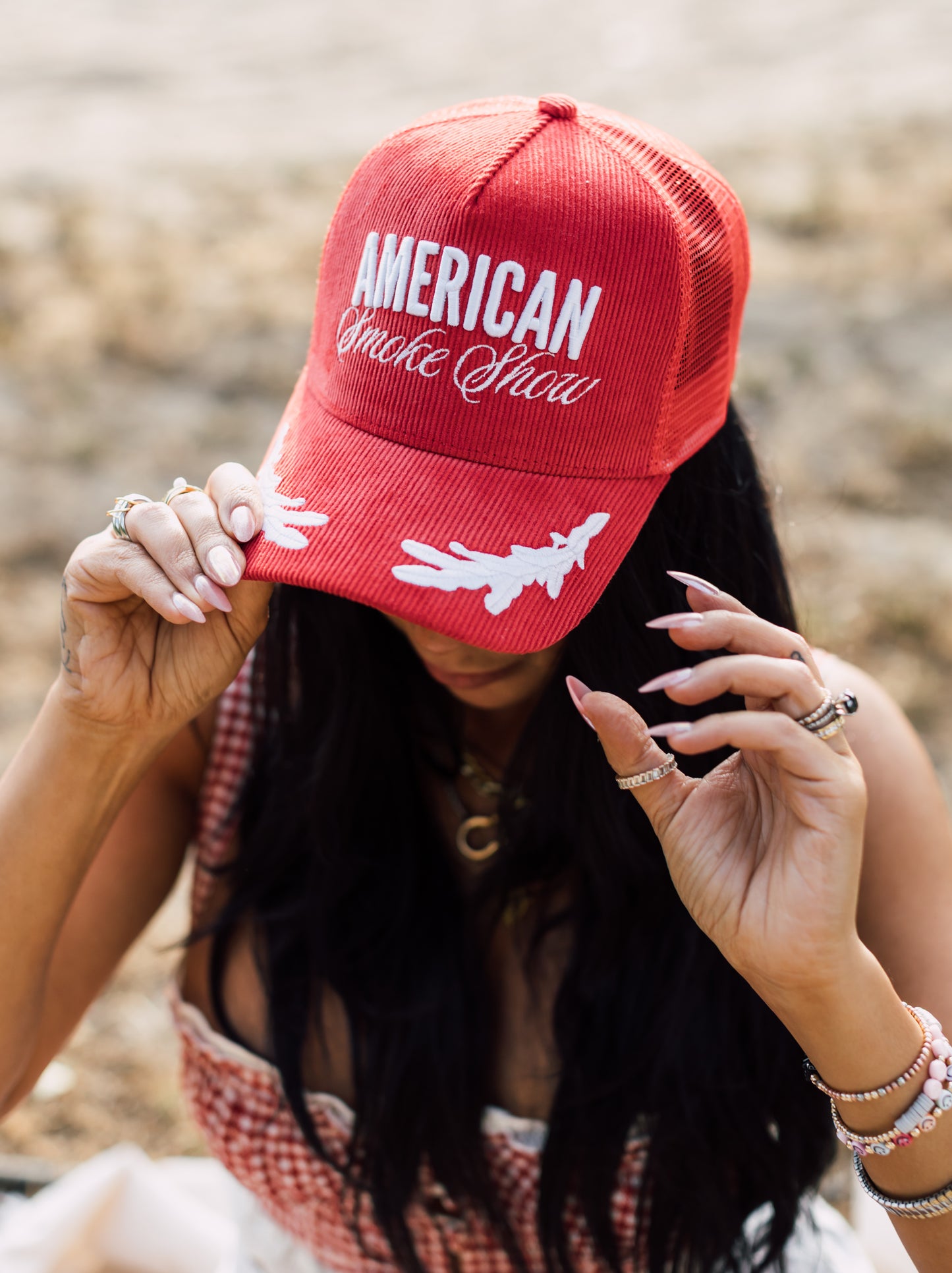 Corduroy American Smoke Show hat