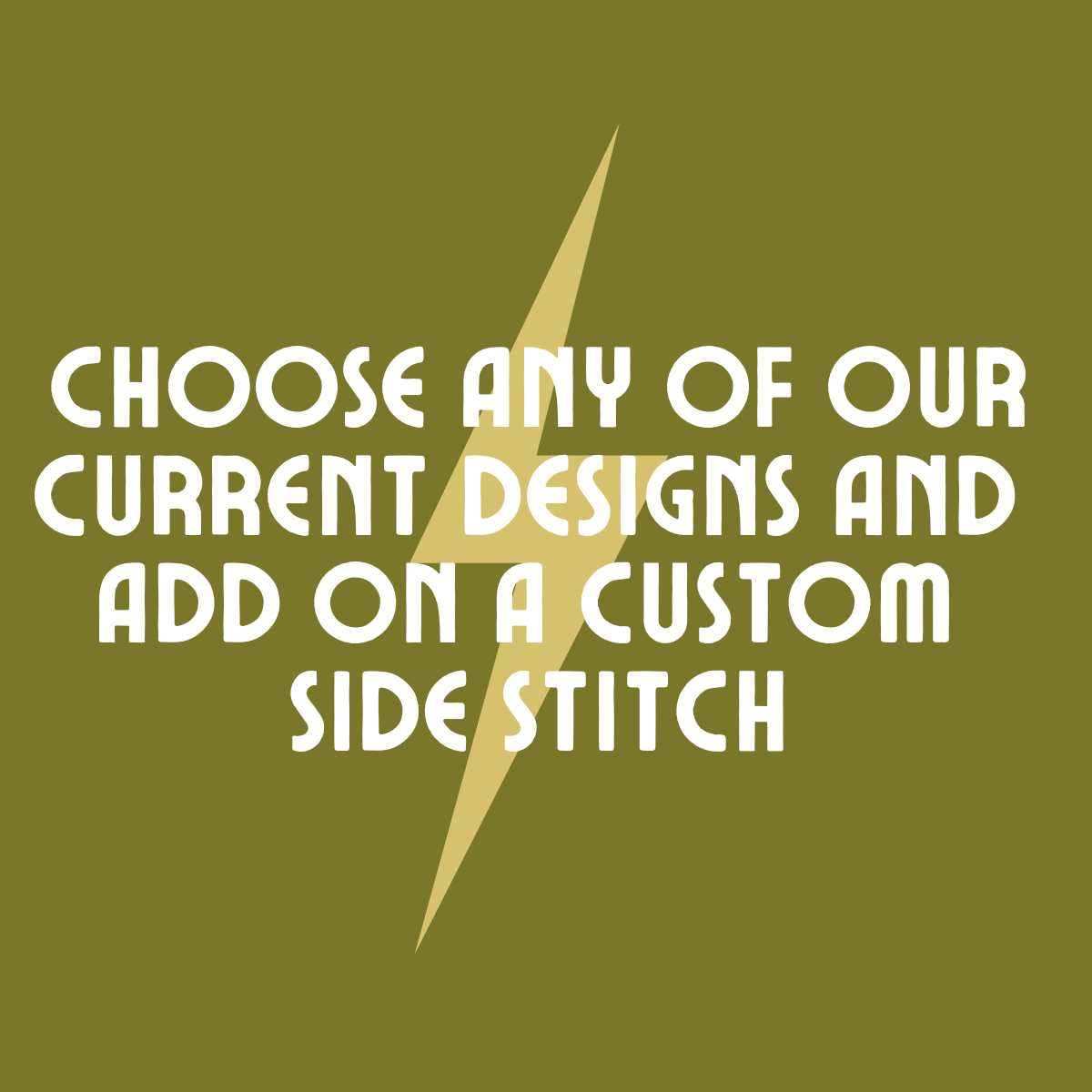 Custom Side Stitch