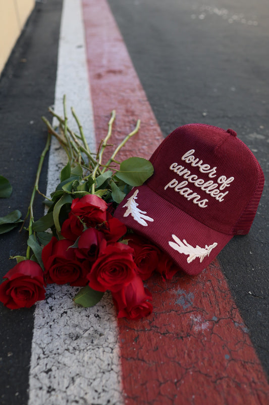 Corduroy Lover Of Cancelled Plans hat