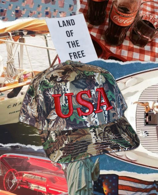 USA camo hat