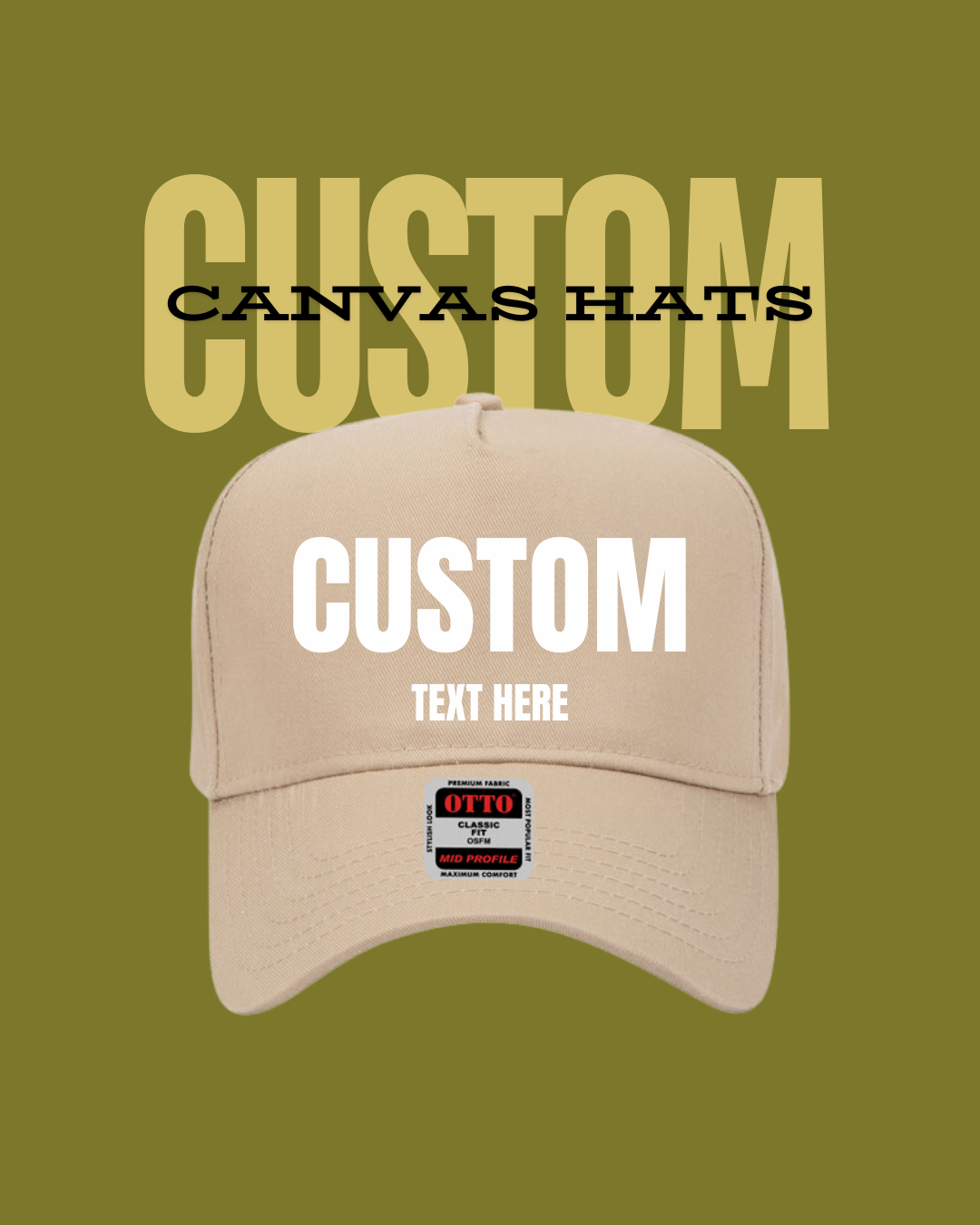 CUSTOM EMBROIDERED HAT