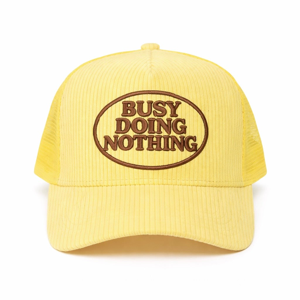 Corduroy Busy Doing Nothing hat