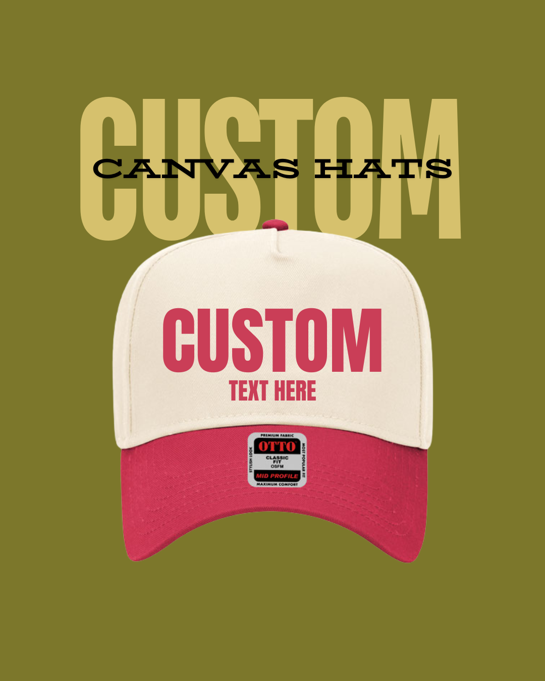 CUSTOM EMBROIDERED HAT