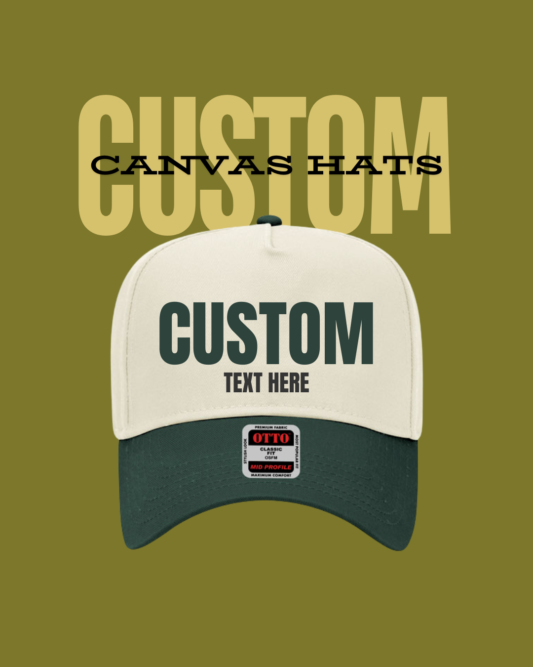 CUSTOM EMBROIDERED HAT