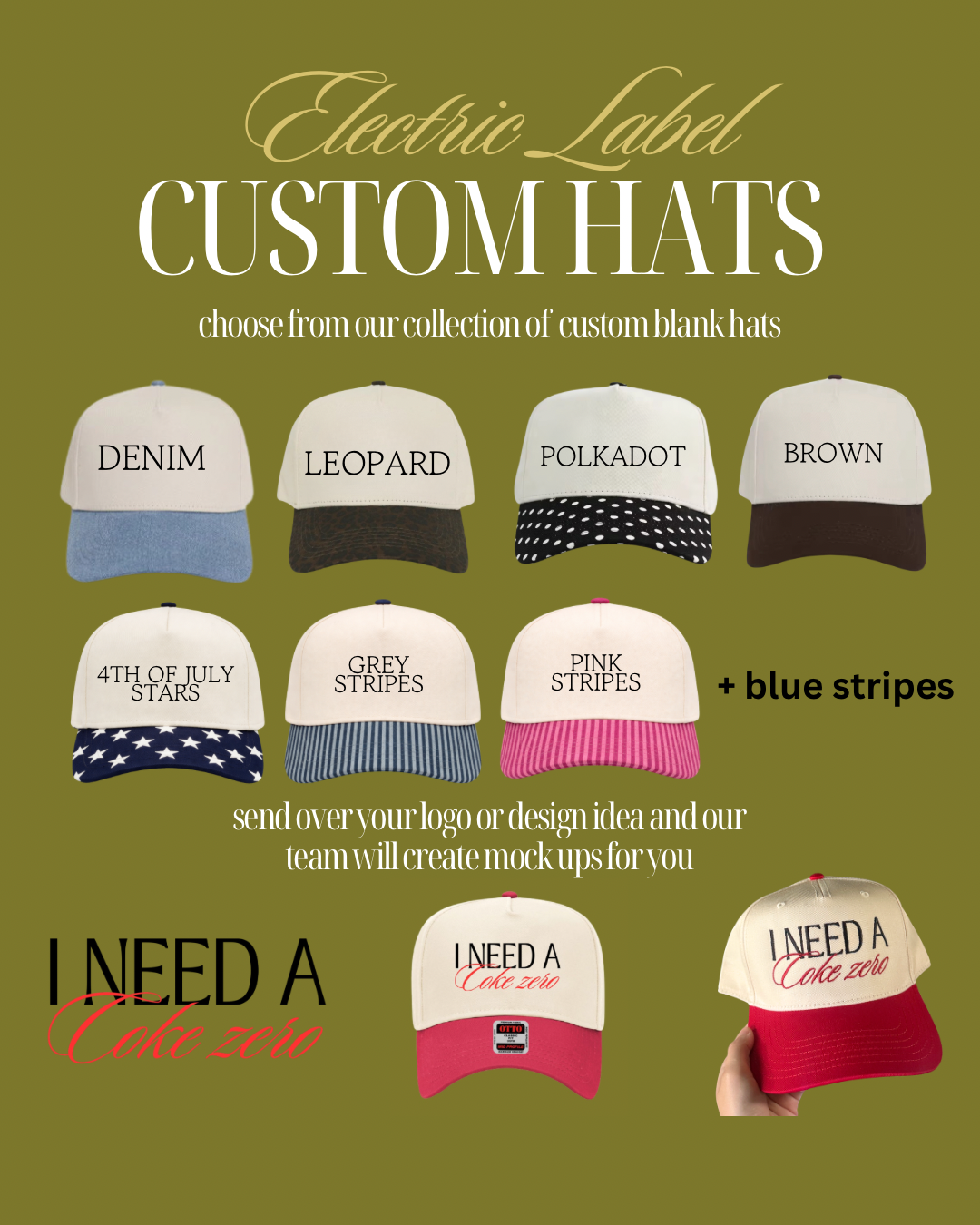 CUSTOM EMBROIDERED HAT