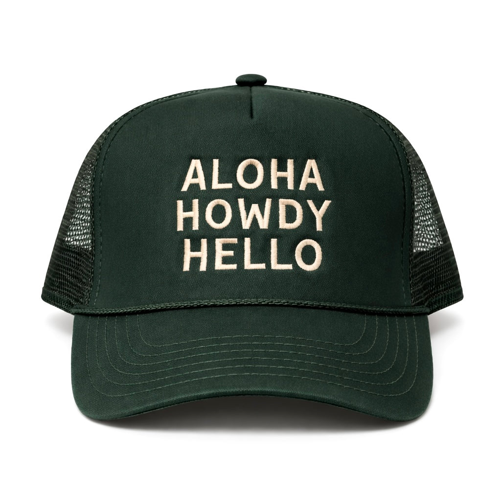 Aloha Howdy Hello