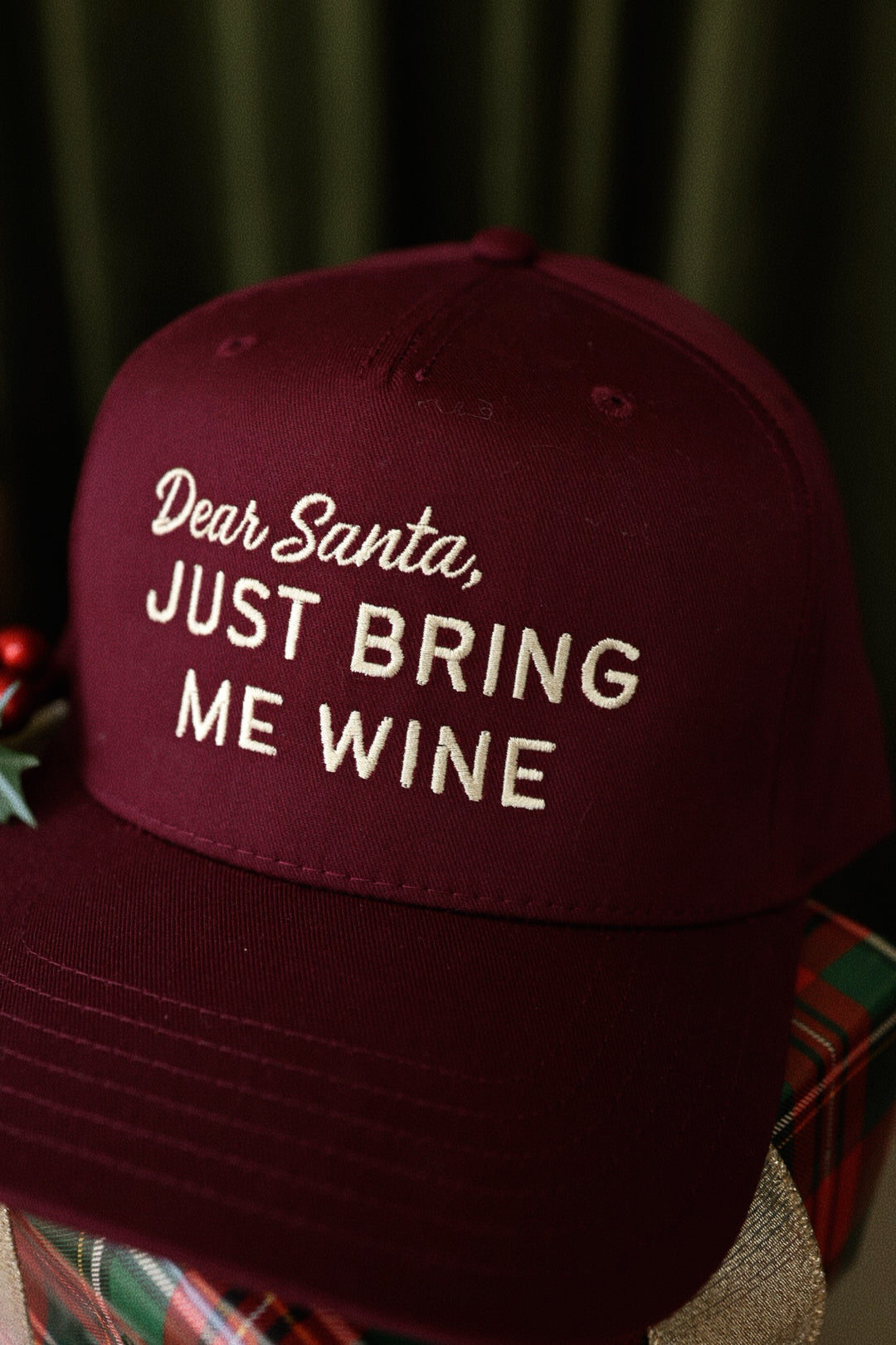 Christmas Collection- Dear Santa, Just Bring Me Wine