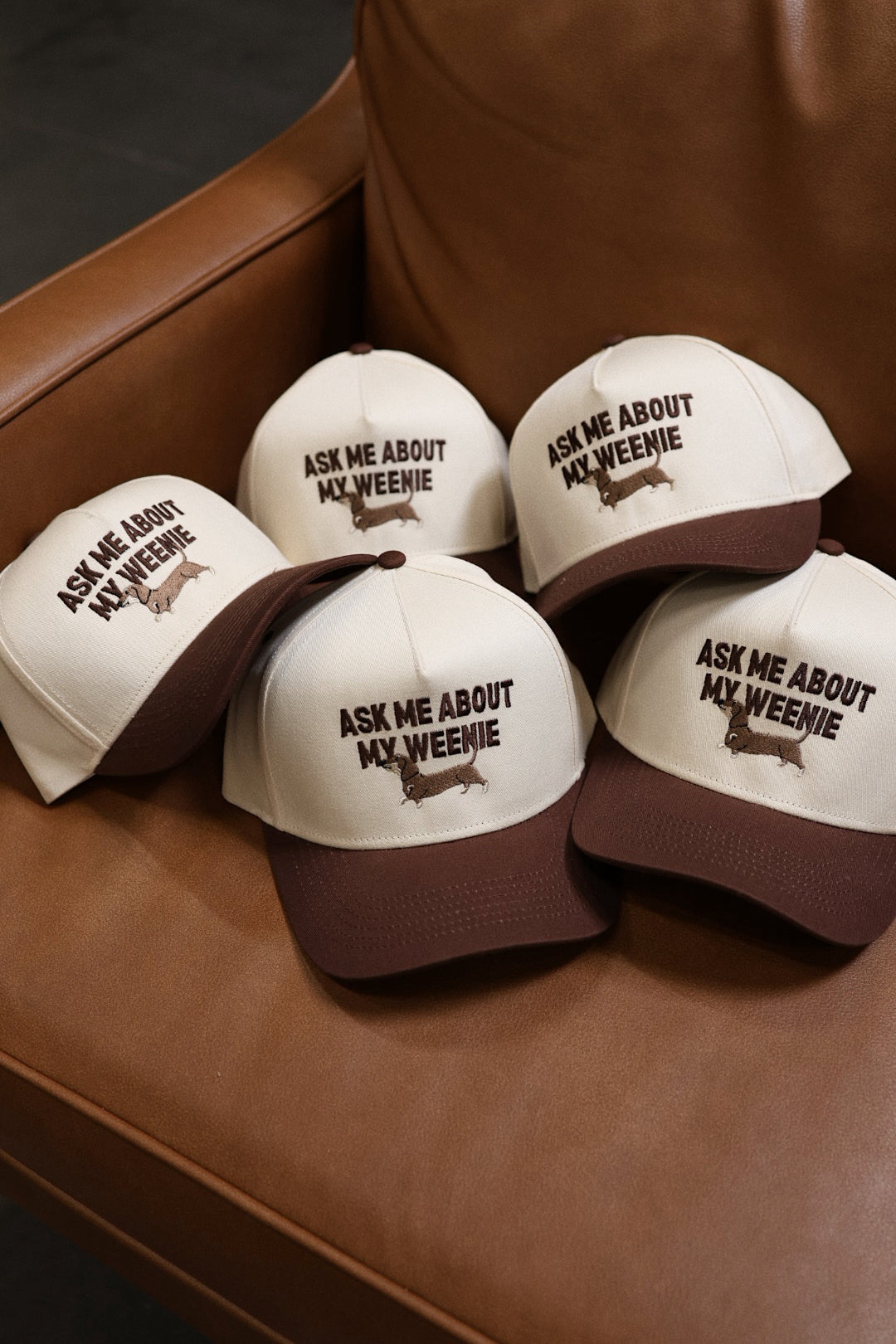 Ask My About My Weenie Dachshund Dog Mom Hat