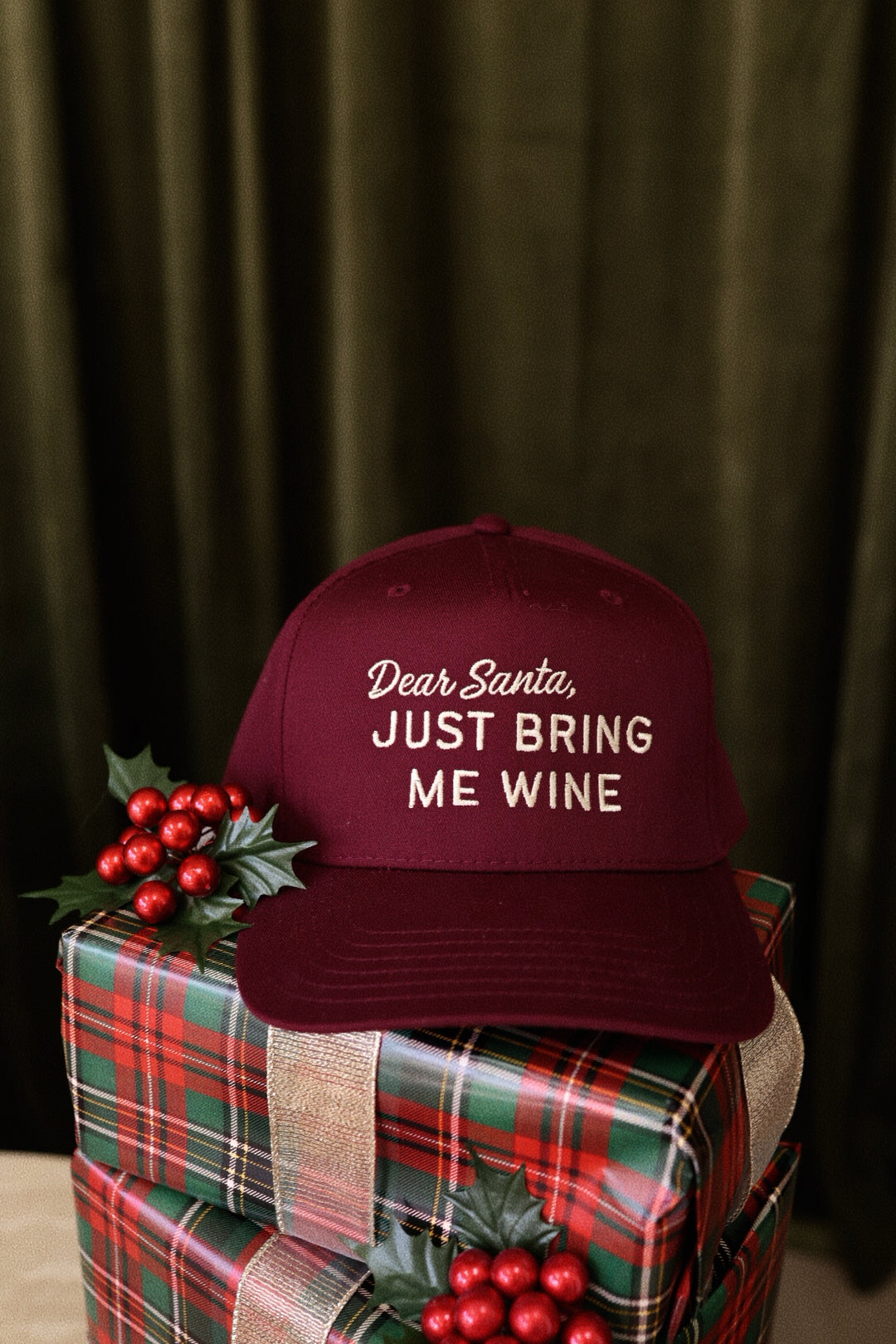 Christmas Collection- Dear Santa, Just Bring Me Wine
