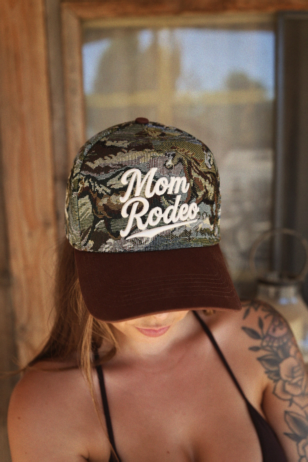 Mom Rodeo Tapestry Women’s hat