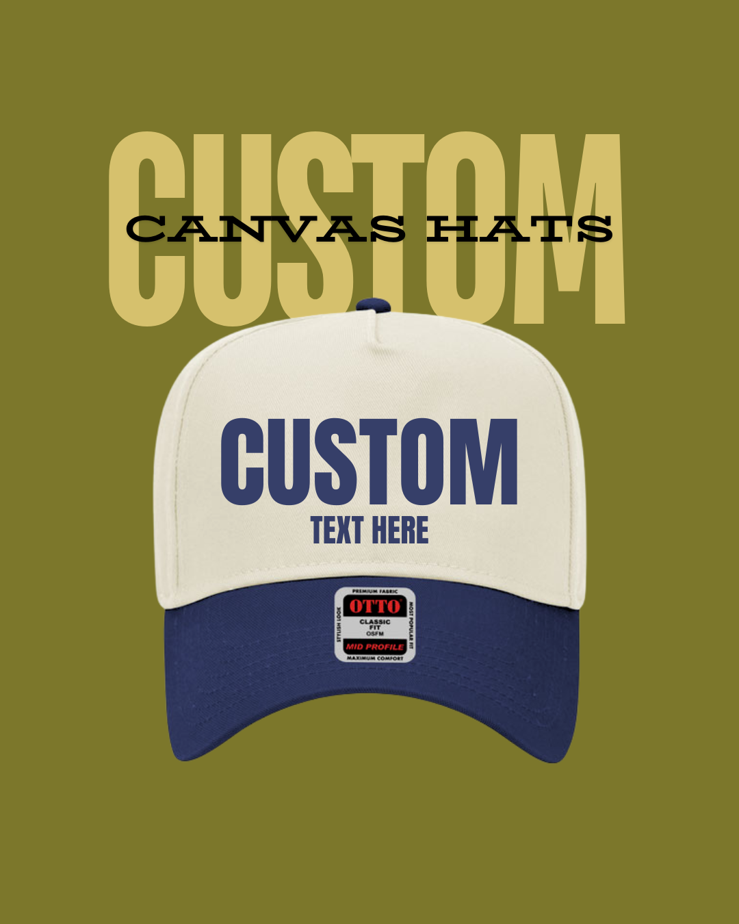 CUSTOM EMBROIDERED HAT