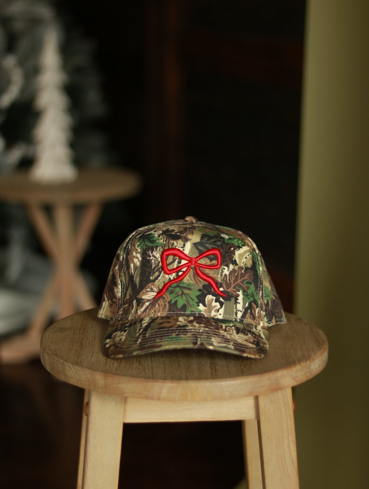 Christmas Collection- Camo Red Bow