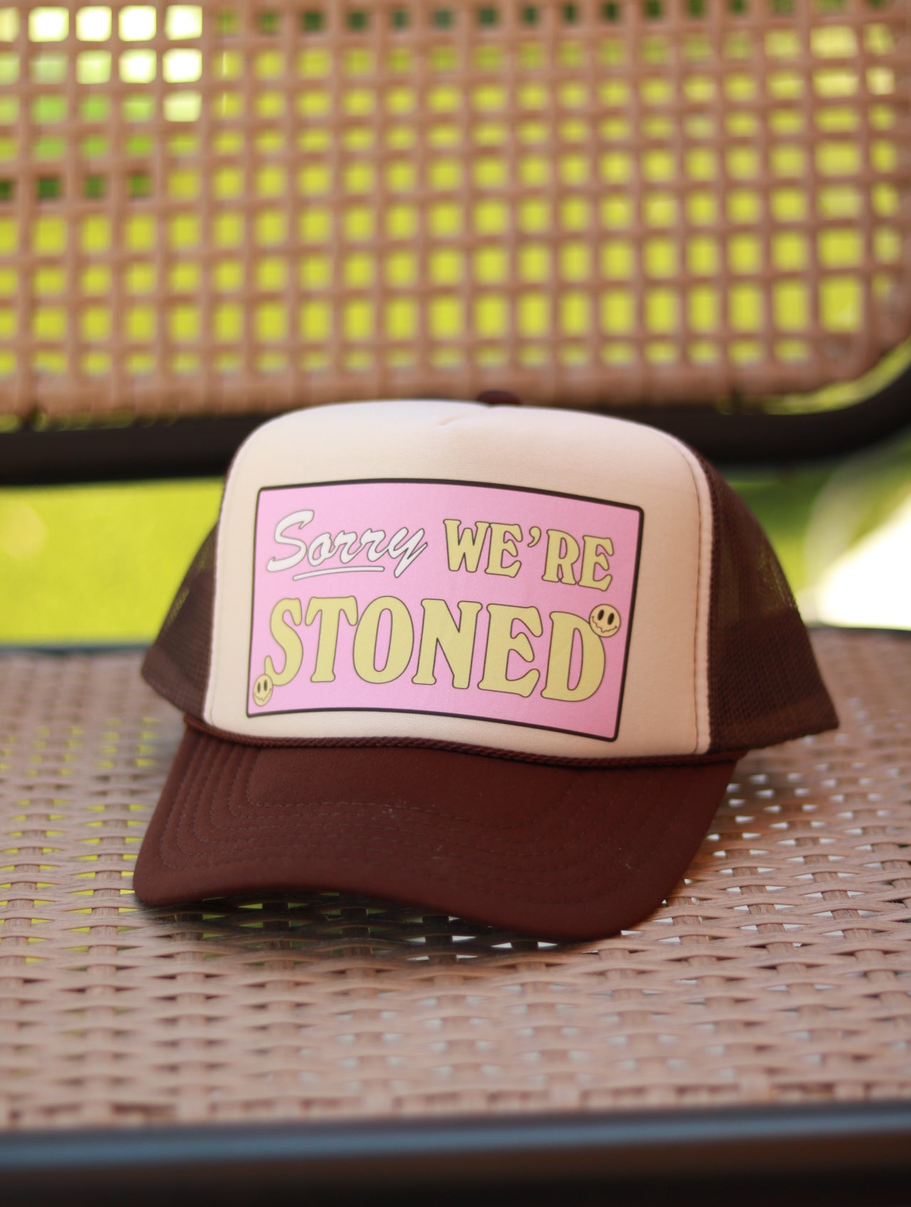 Sorry We’re Stoned hat