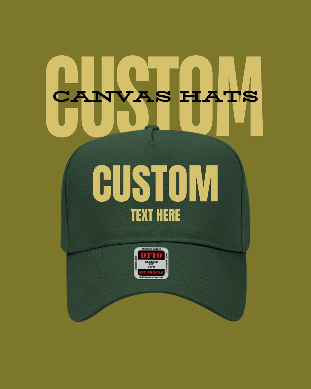 CUSTOM EMBROIDERED HAT