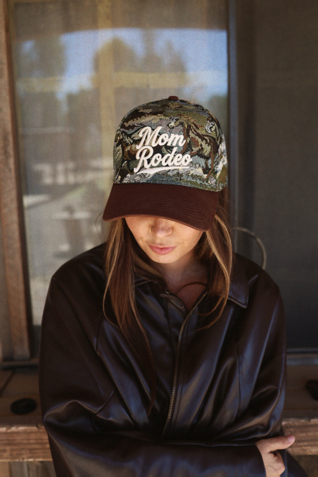 Mom Rodeo Tapestry Women’s hat
