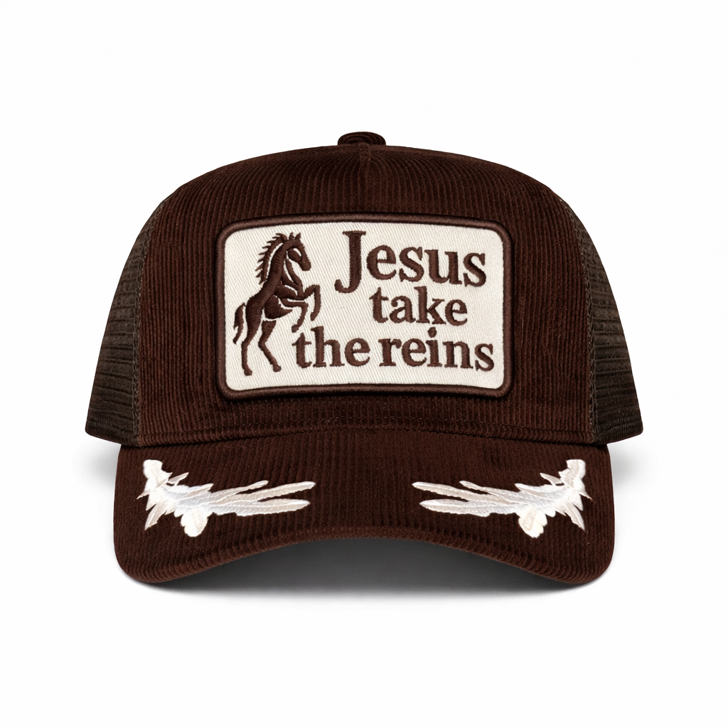 Corduroy Jesus Take The Reins hat