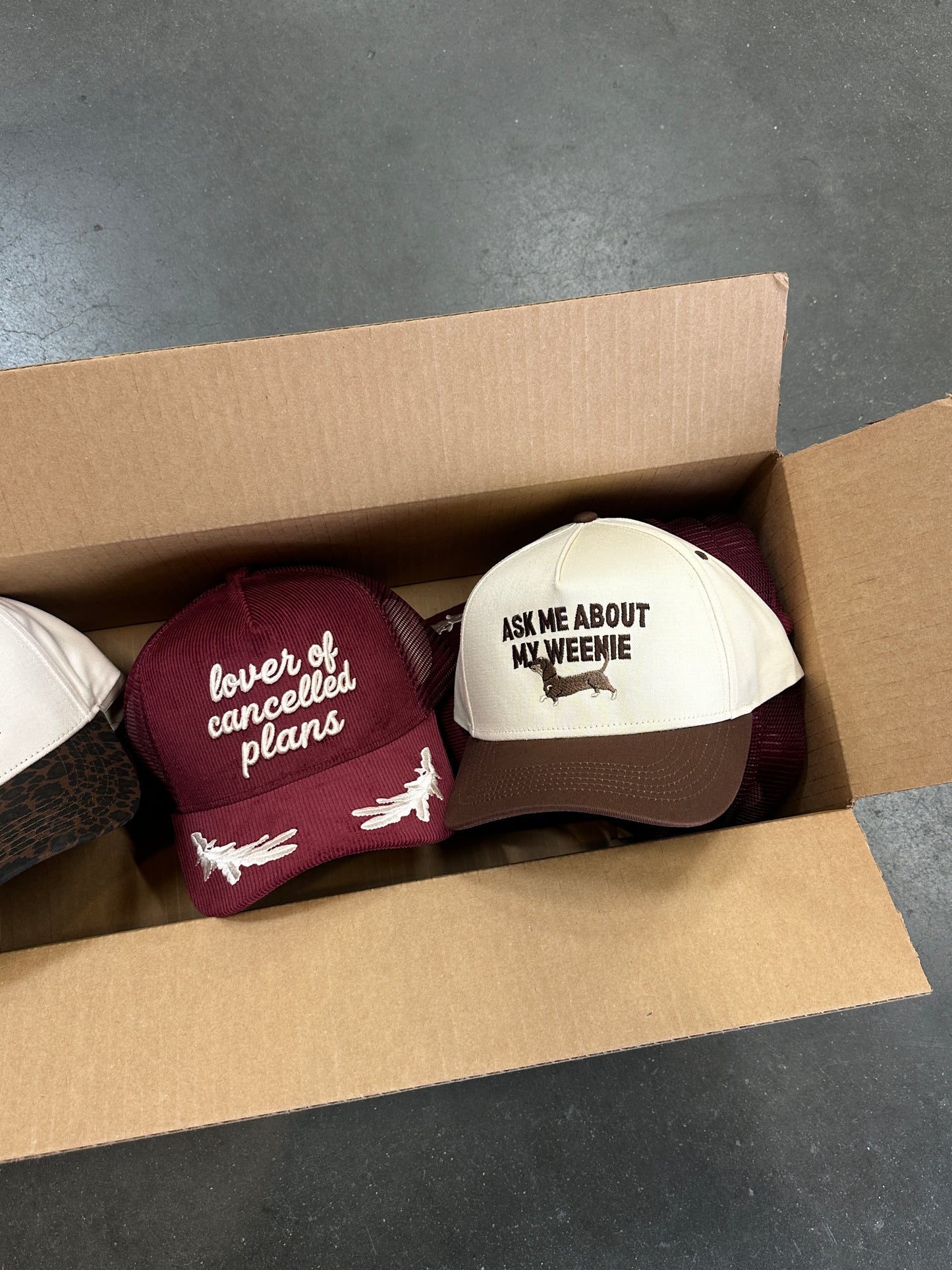 Corduroy Lover Of Cancelled Plans hat