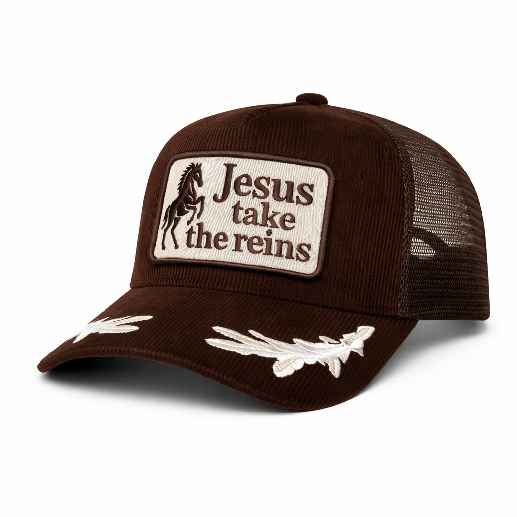 Corduroy Jesus Take The Reins hat