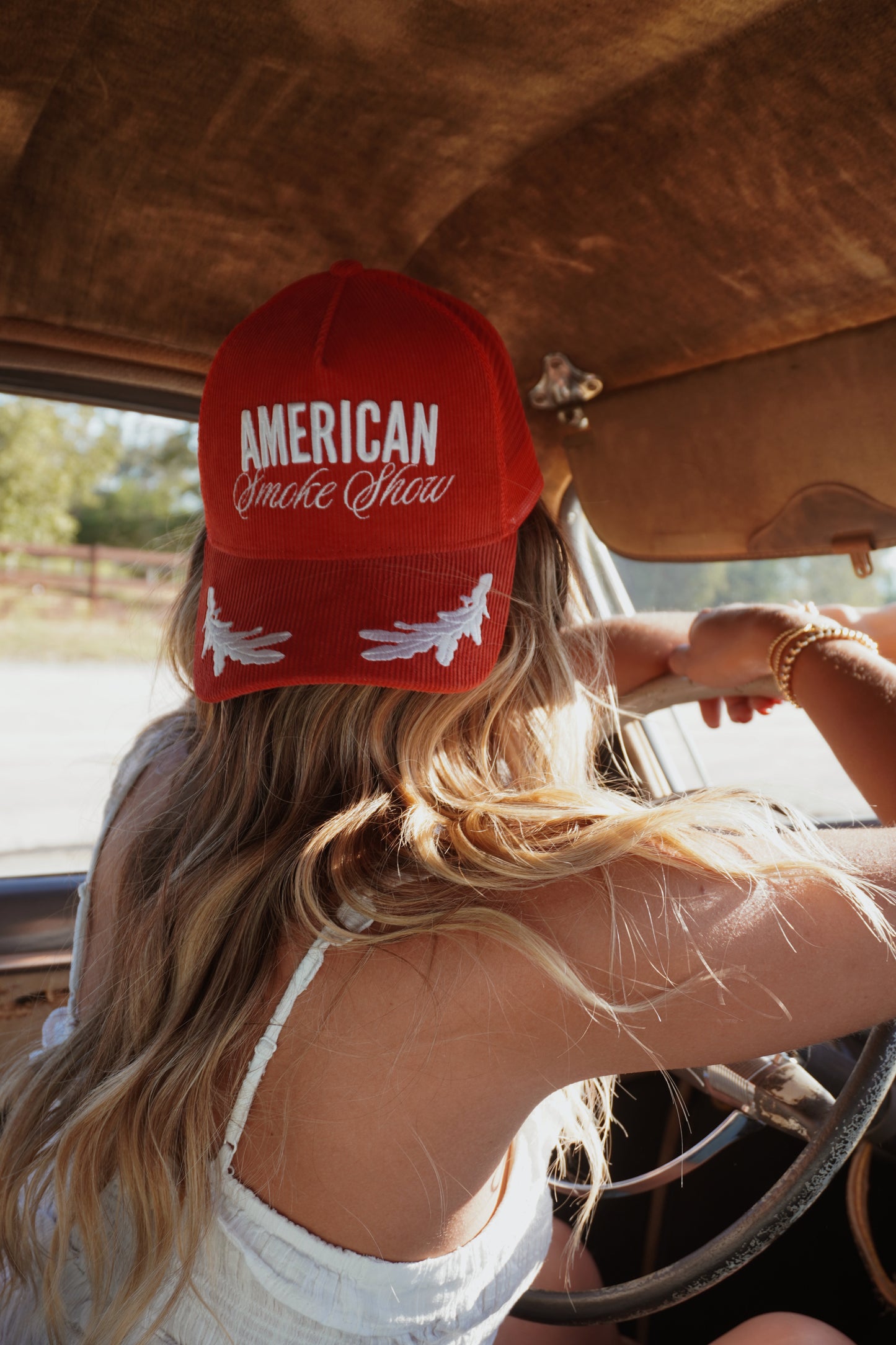 Corduroy American Smoke Show hat