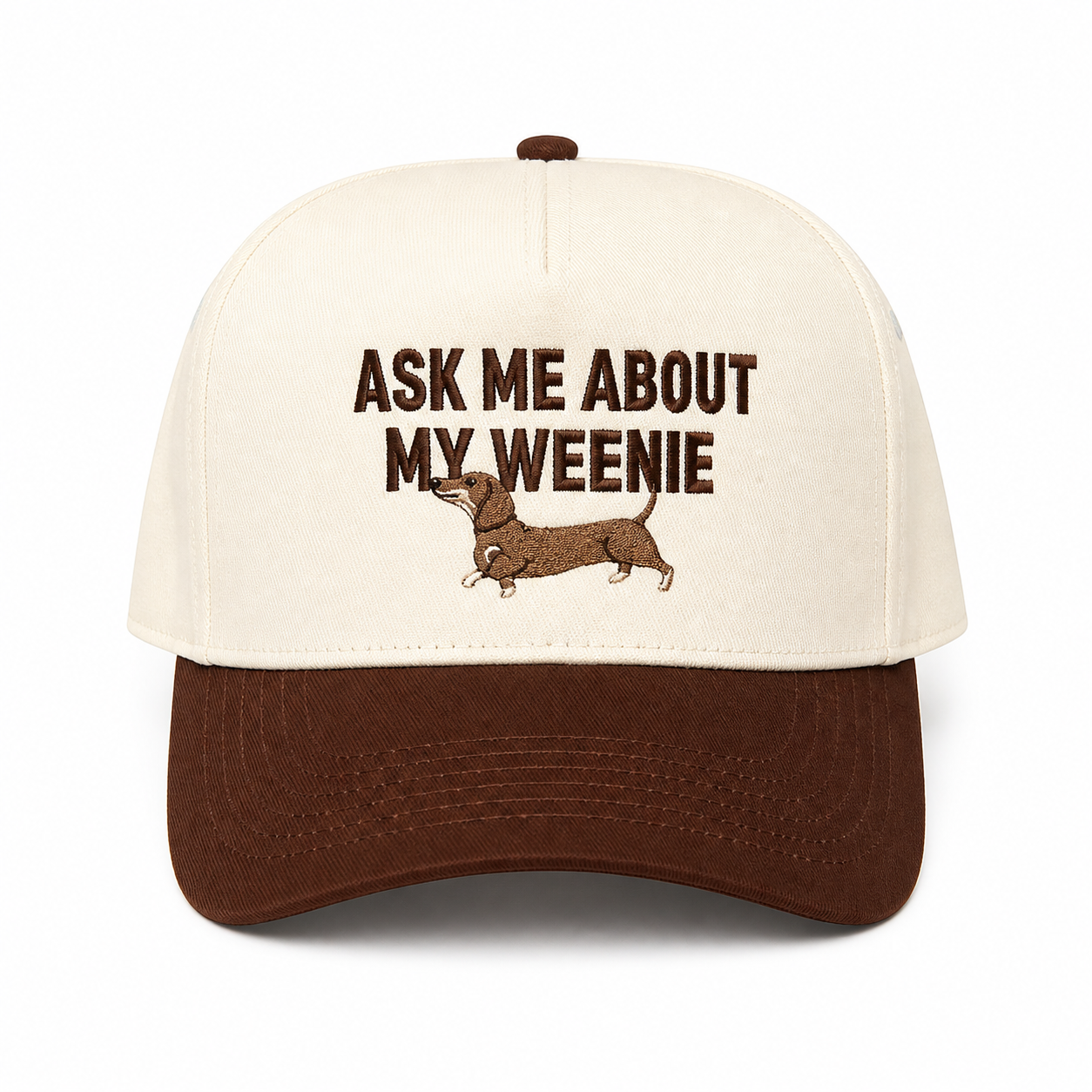Ask My About My Weenie Dachshund Dog Mom Hat