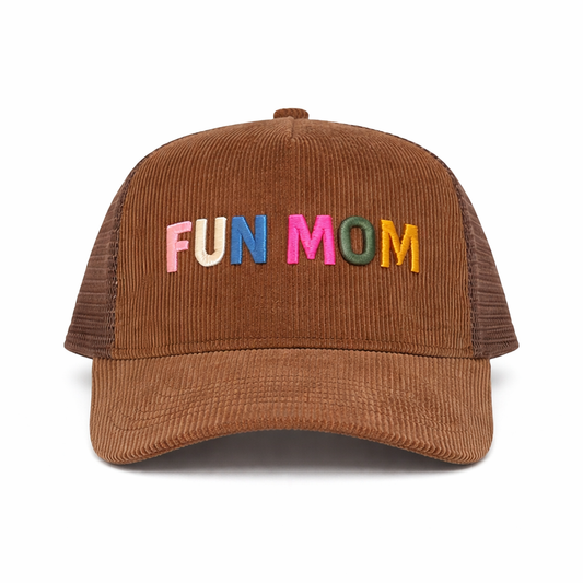 Corduroy Fun Mom hat