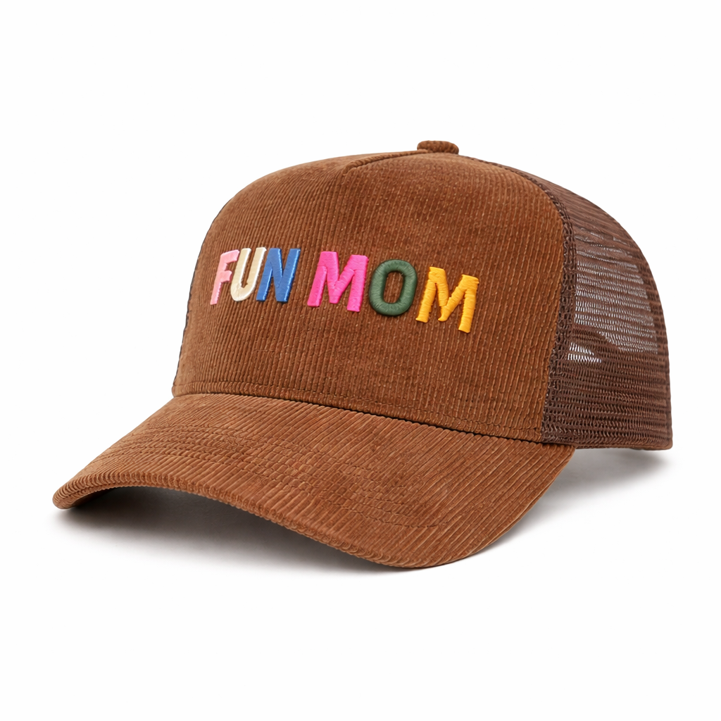 Corduroy Fun Mom hat