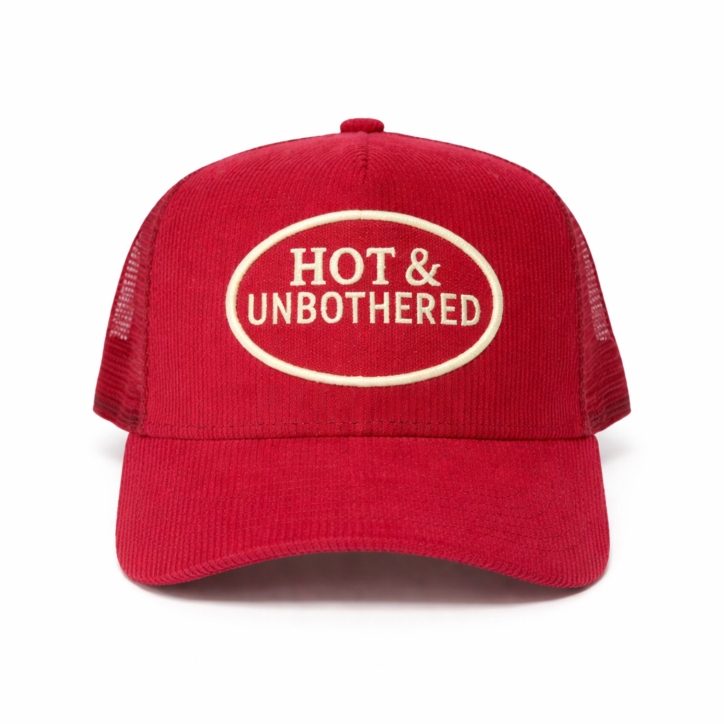 Corduroy HOT & UNBOTHERED hat